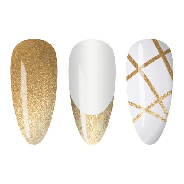 LDS Gel Polish Nail Art Liner - Gold 23 (ver 2) For Sale - Image 2
