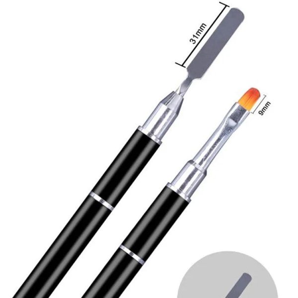 Dual-Ended Nail Brush Gel Nail Pen Fashion - Image 4