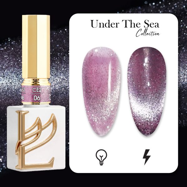 LAVIS Cat Eyes CE2 - 06 - Gel Polish 0.5 oz - Under The Sea Collection Fashion - Image 2