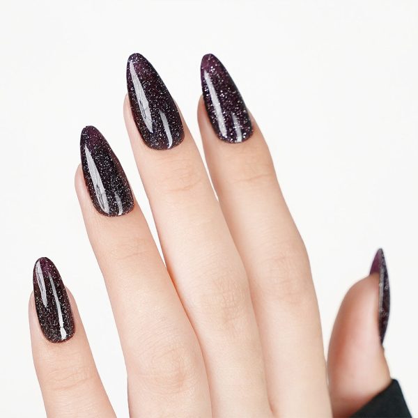 LDS Color Craze Gel Nail Polish - 982 Black Tie - 0.5oz For Discount - Image 2