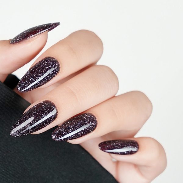 LDS Color Craze Gel Nail Polish - 982 Black Tie - 0.5oz For Discount - Image 3