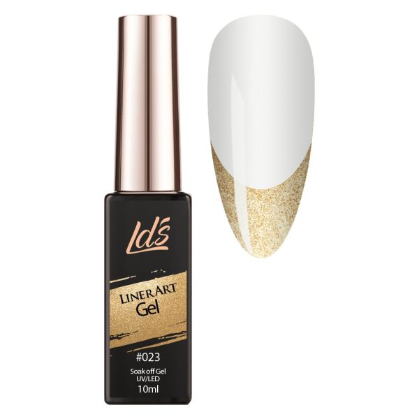 LDS Gel Polish Nail Art Liner - Gold 23 (ver 2) For Sale