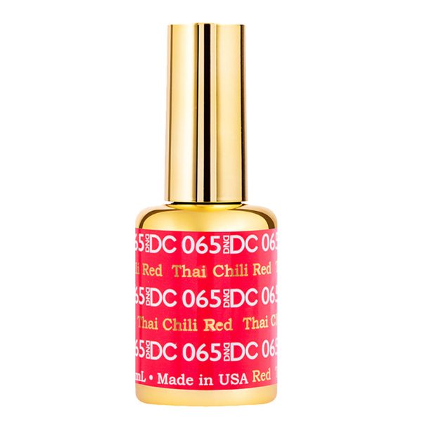 DND DC Gel Polish - 065 Thai Chilli Red For Cheap