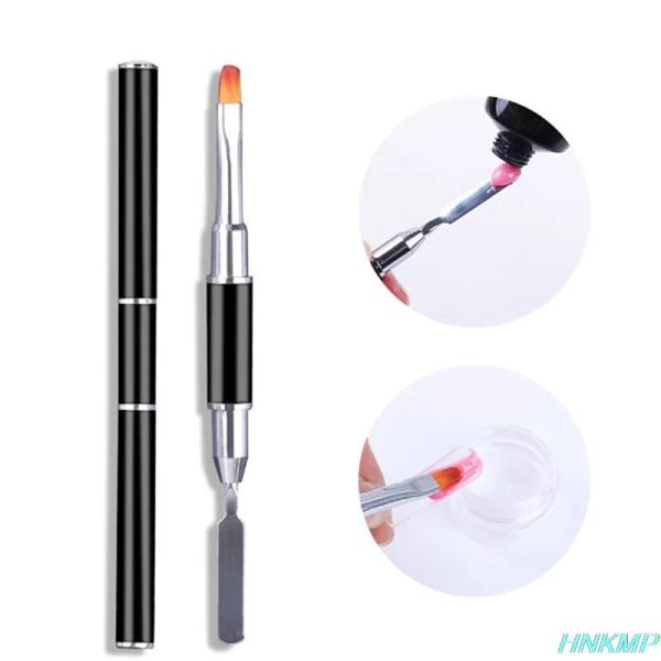 Dual-Ended Nail Brush Gel Nail Pen Fashion - Image 3