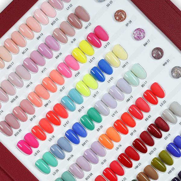 SNS Pro 3 in 1 - Set 144 Colors Burgundy Collection - Dip, Gel & Lacquer Matching Discount - Image 2