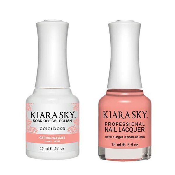 Kiara Sky Gel Nail Polish Duo - 534 Getting Warmer Cheap